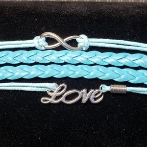 3 for $15 - 🧵Light Blue Multi Strap Bracelet